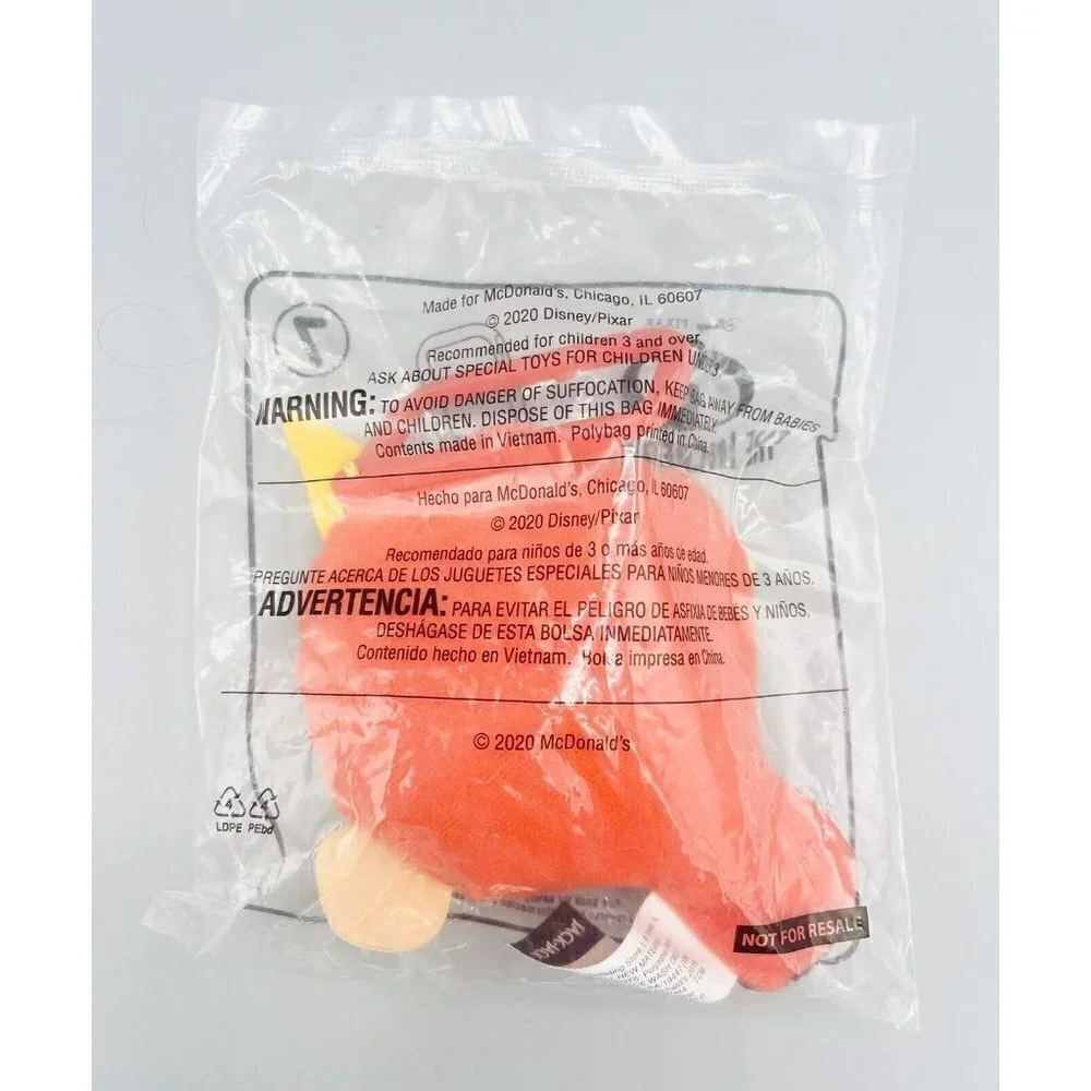 The Incredibles Jack-Jack Plush Keychain Disney Pixar 2020 Happy Meal Toy #7